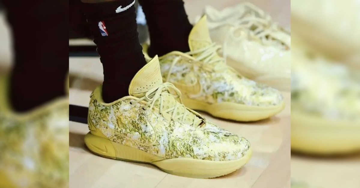 LeBron James Rocks Yellow Nike LeBron 21 At Practice